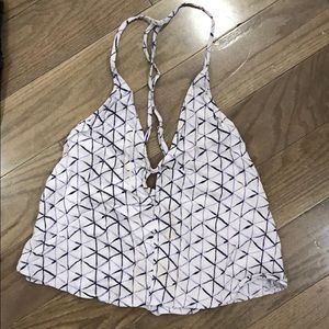 Urban outfitters low back v front top